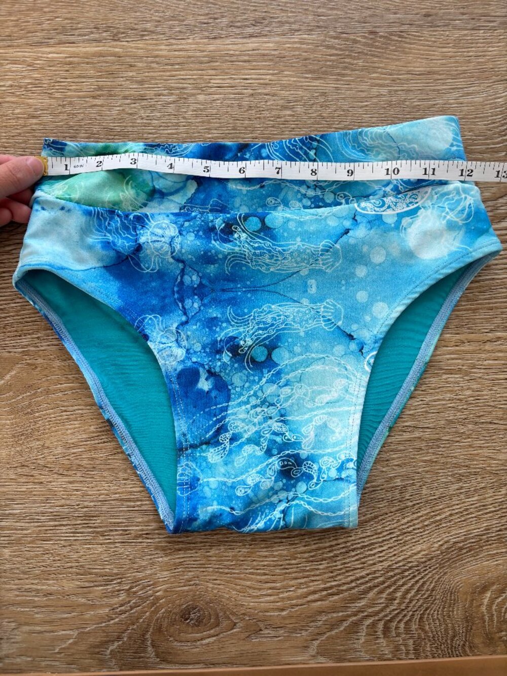 Like New The Bendy Brand Pole Shorts - Under the Sea Blue, size S